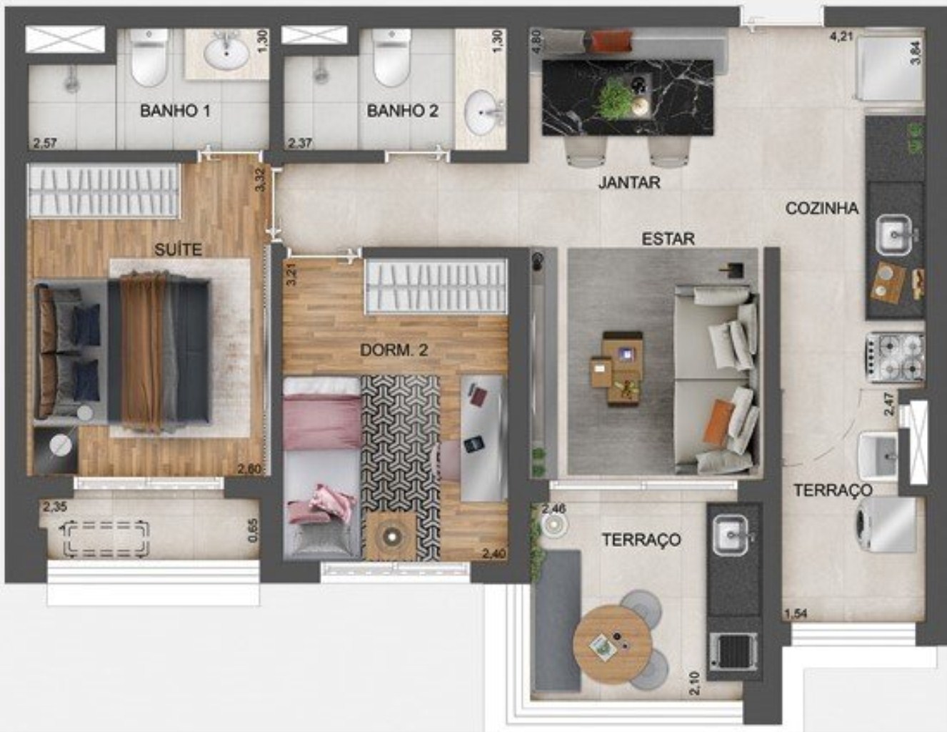 Apartamento, 1 quarto, 31 m² - Foto 36