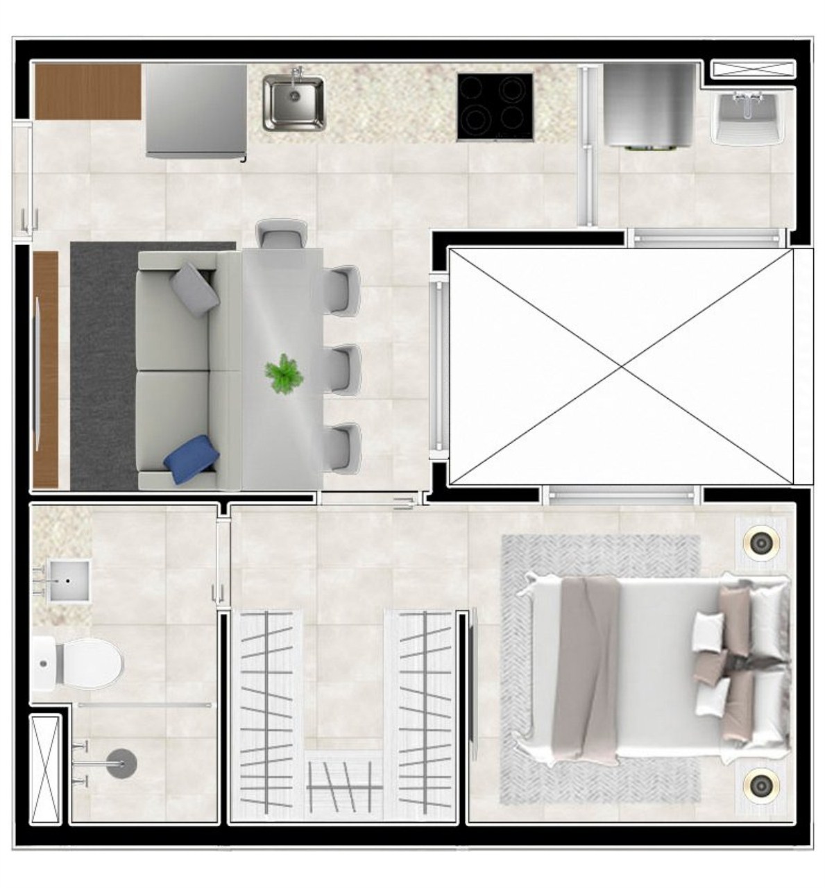 Apartamento, 1 quarto, 25 m² - Foto 24