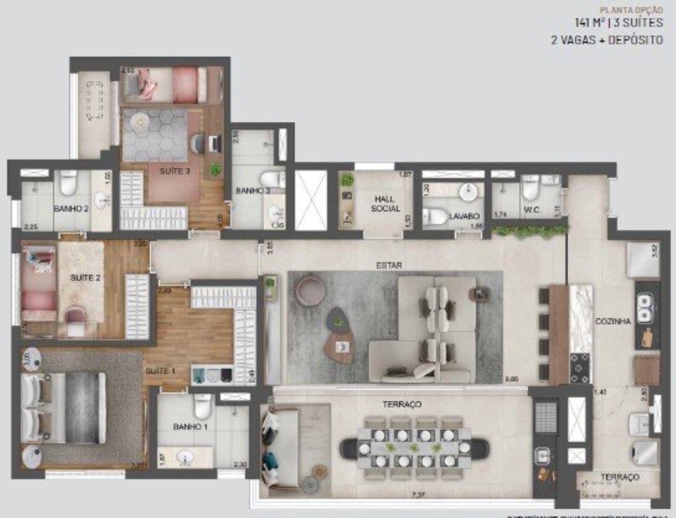 Apartamento à venda com 4 quartos, 141m² - Foto 28