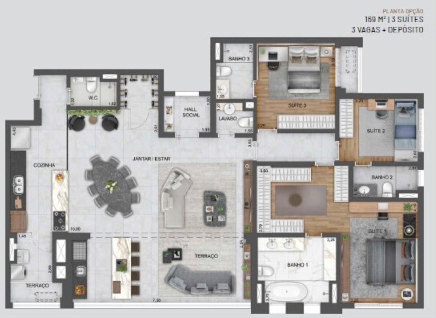 Apartamento à venda com 4 quartos, 169m² - Foto 27