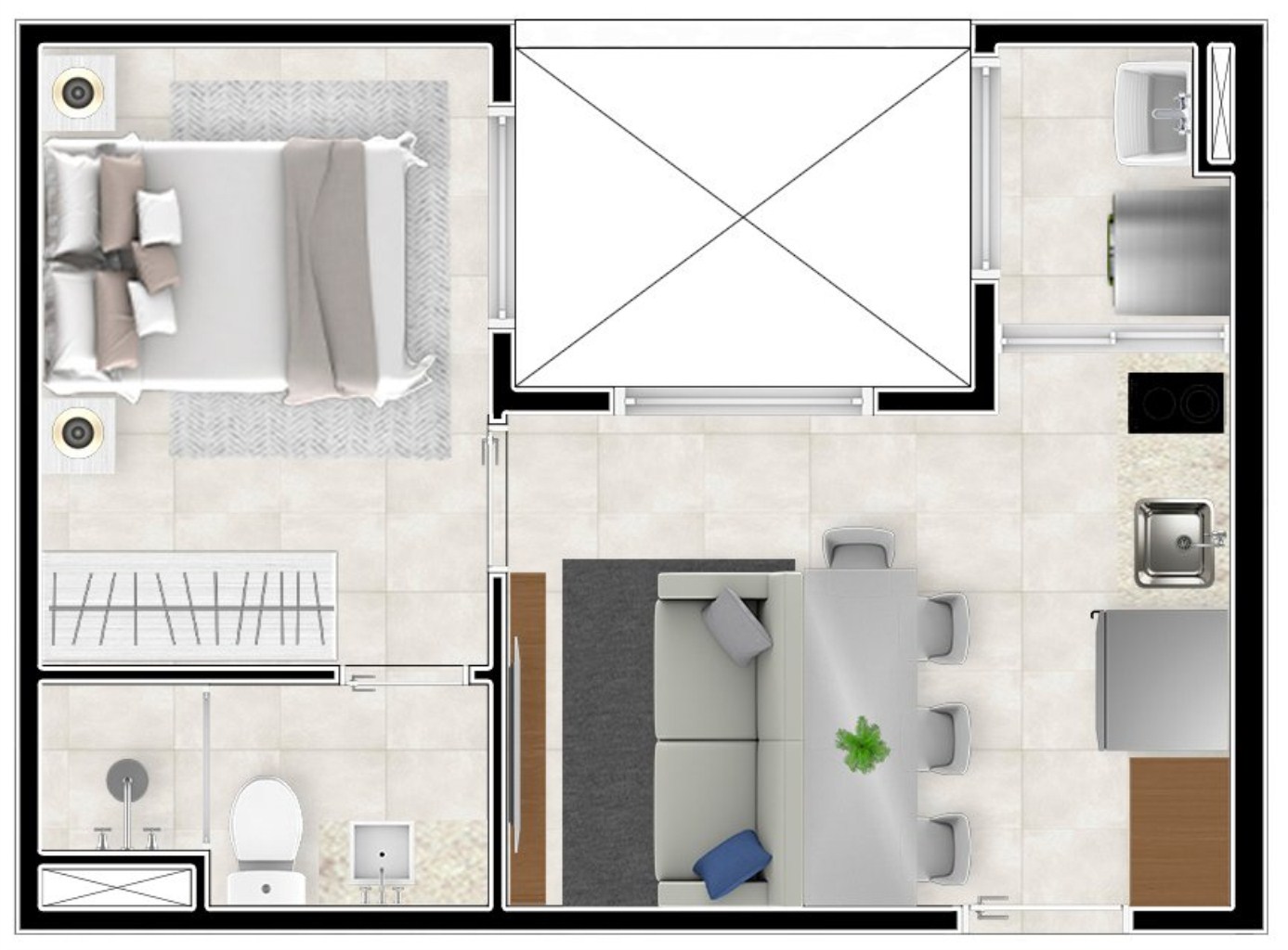 Apartamento, 1 quarto, 25 m² - Foto 26