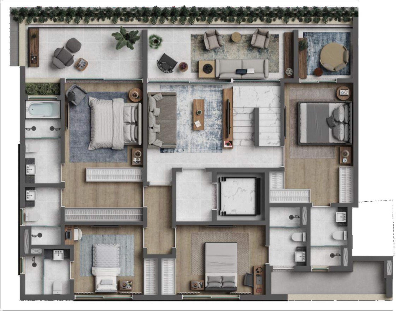 Apartamento, 3 quartos, 308 m² - Foto 13