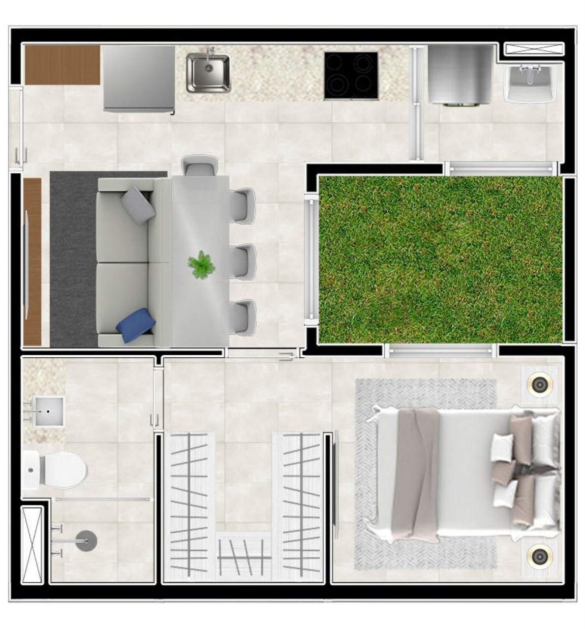 Apartamento, 1 quarto, 25 m² - Foto 17