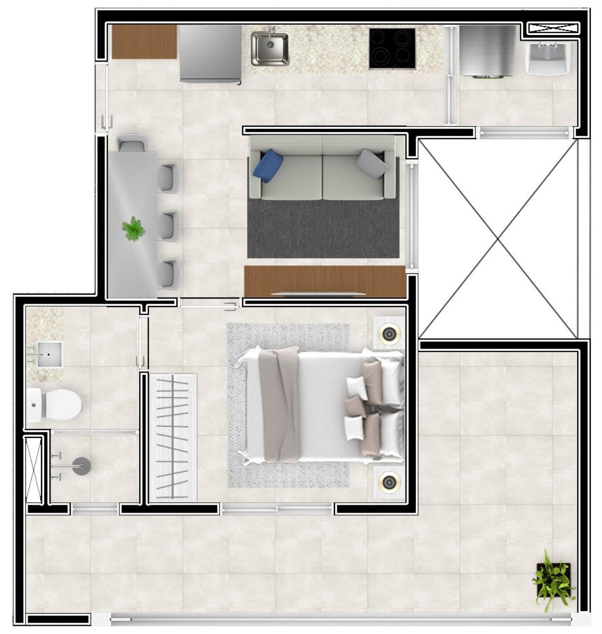 Apartamento, 1 quarto, 25 m² - Foto 29