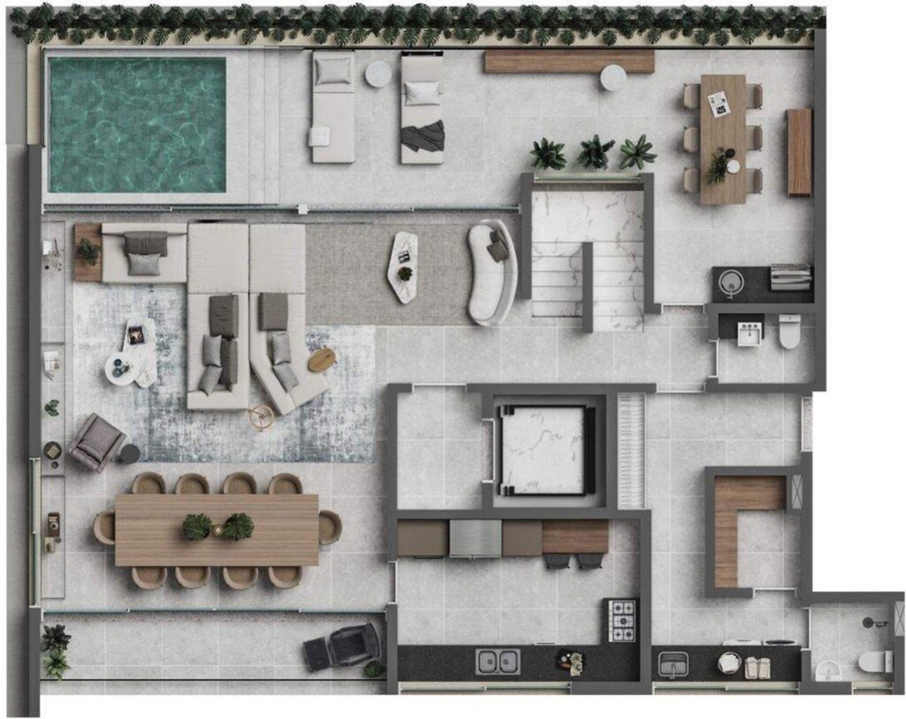 Cobertura, 4 quartos, 338 m² - Foto 14