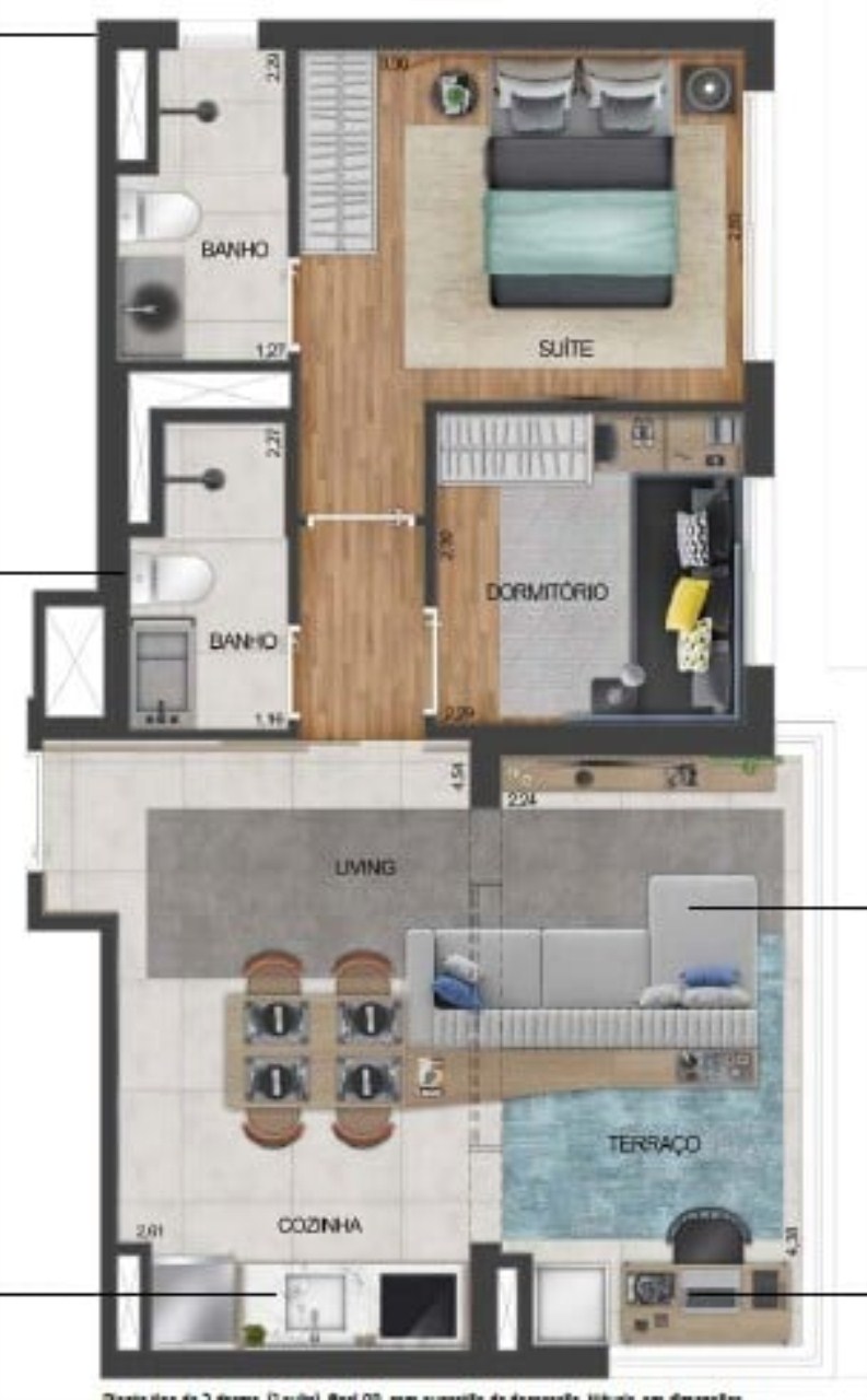 Apartamento, 2 quartos, 51 m² - Foto 26