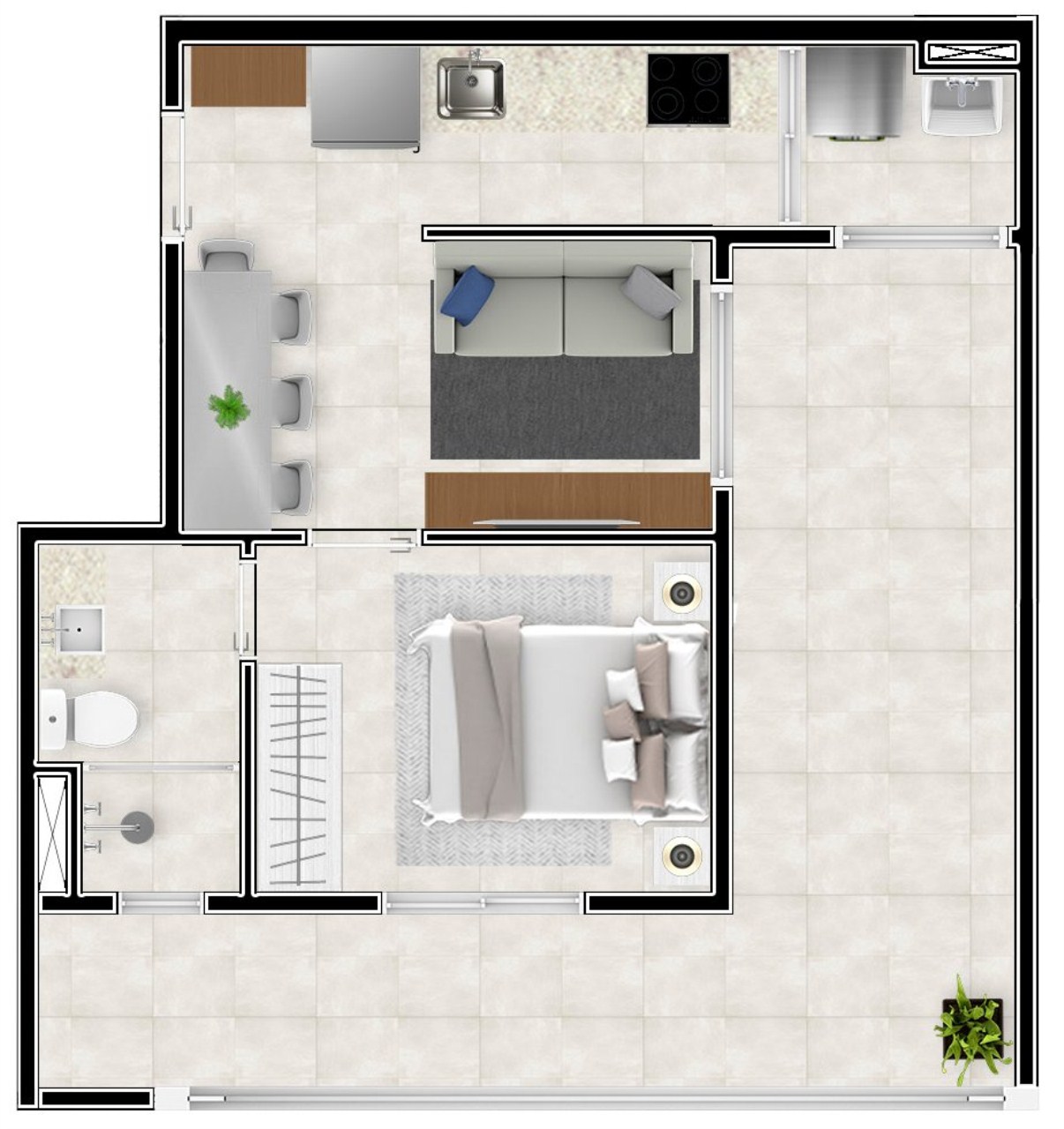 Apartamento, 1 quarto, 25 m² - Foto 22