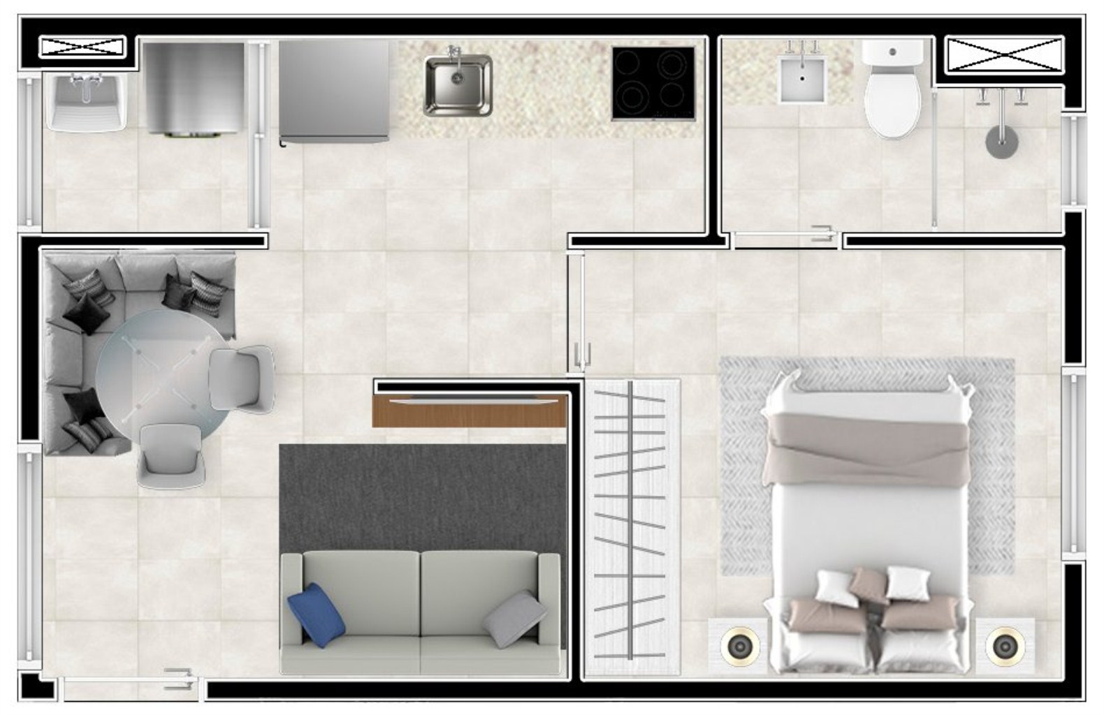 Apartamento, 1 quarto, 25 m² - Foto 37