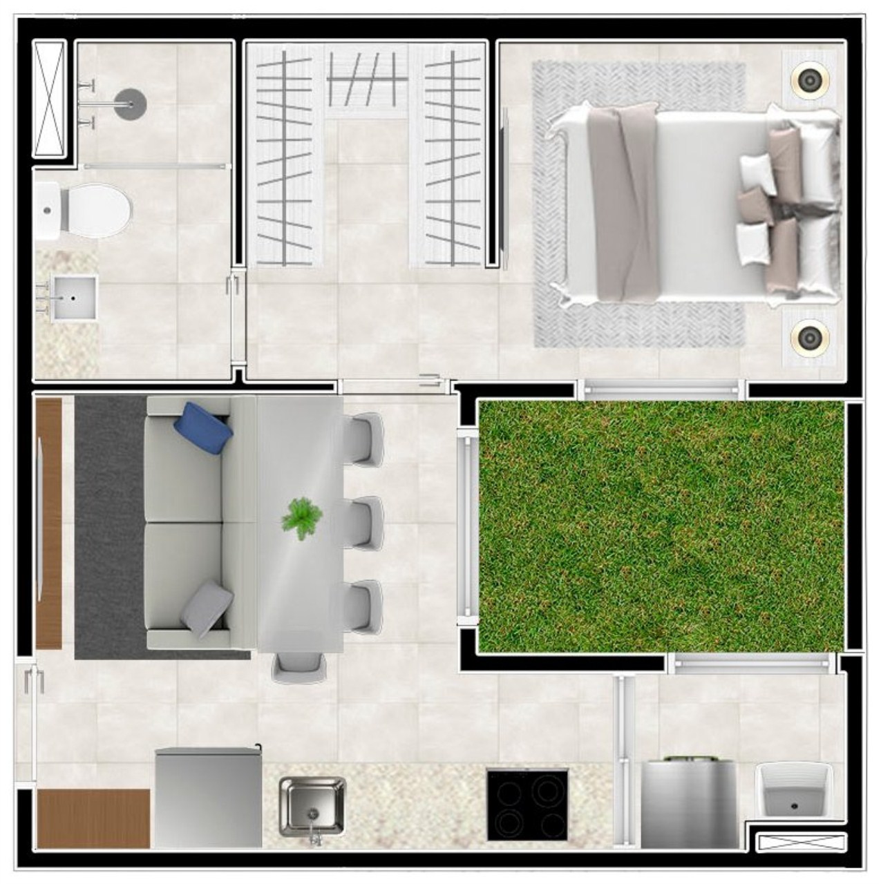 Apartamento, 1 quarto, 25 m² - Foto 16