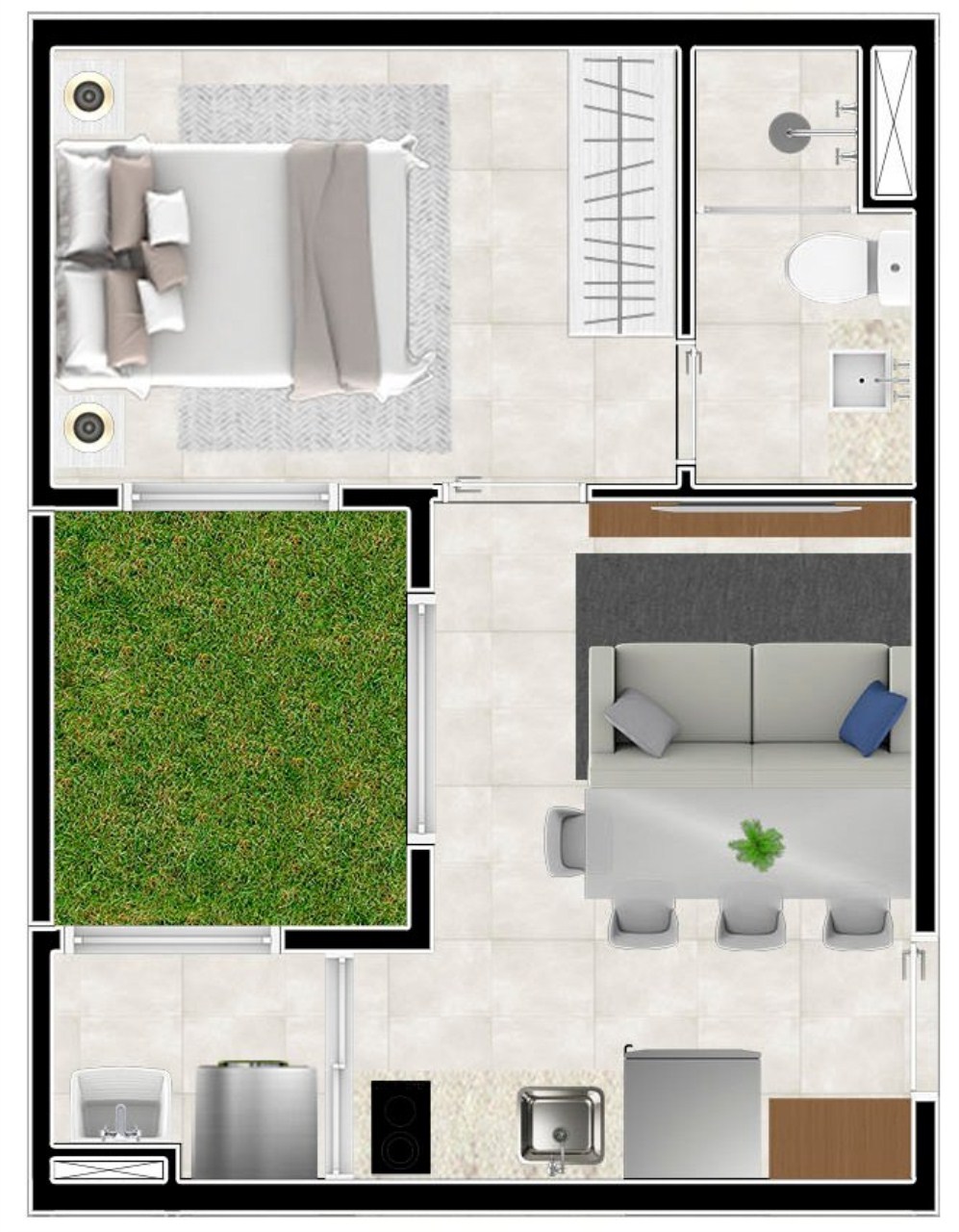 Apartamento, 1 quarto, 25 m² - Foto 20