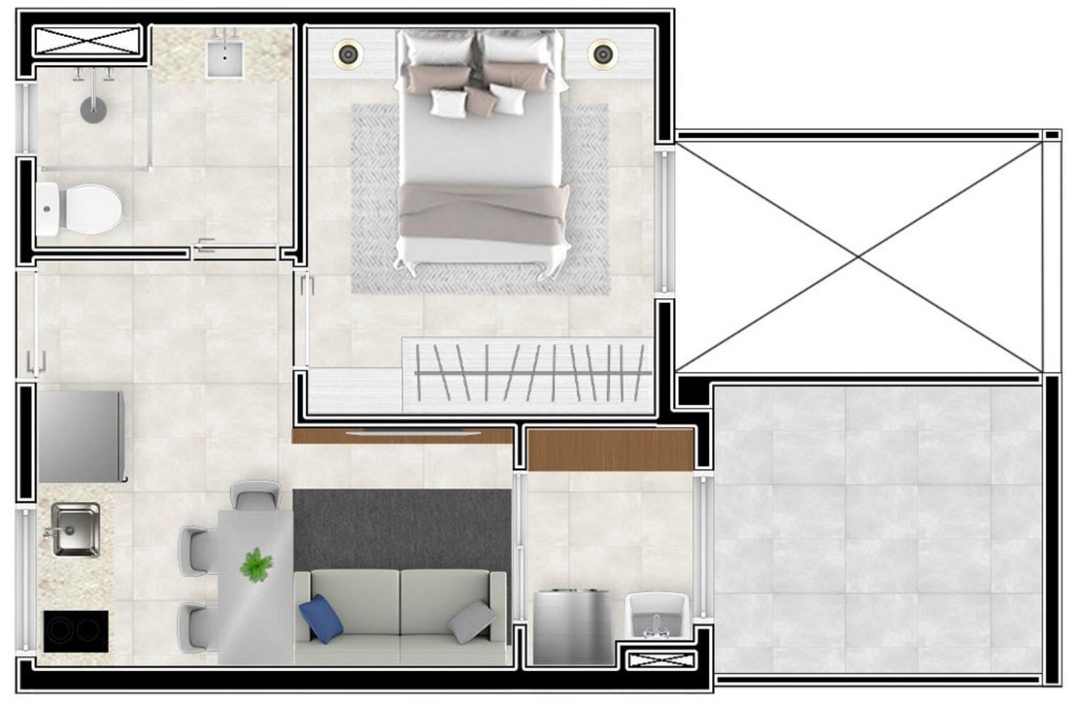 Apartamento à venda com 1 quarto, 25m² - Foto 32