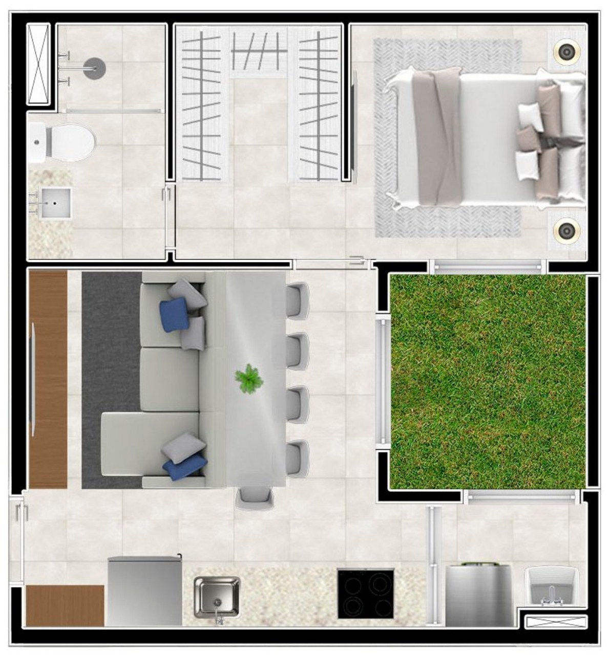 Apartamento, 1 quarto, 25 m² - Foto 18