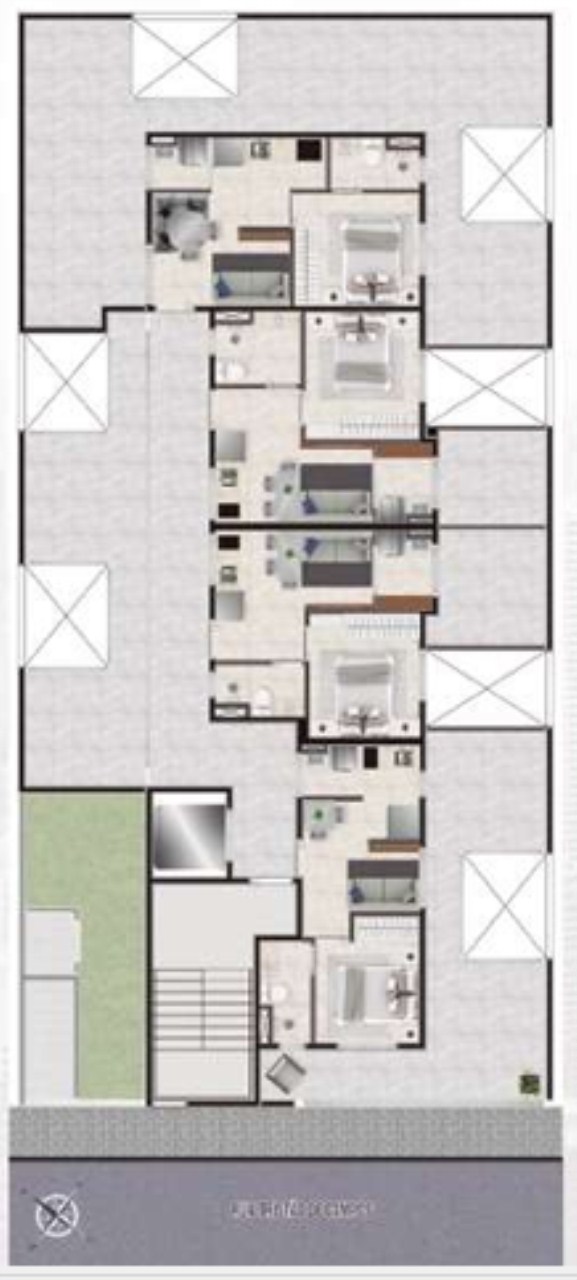 Apartamento, 1 quarto, 25 m² - Foto 12