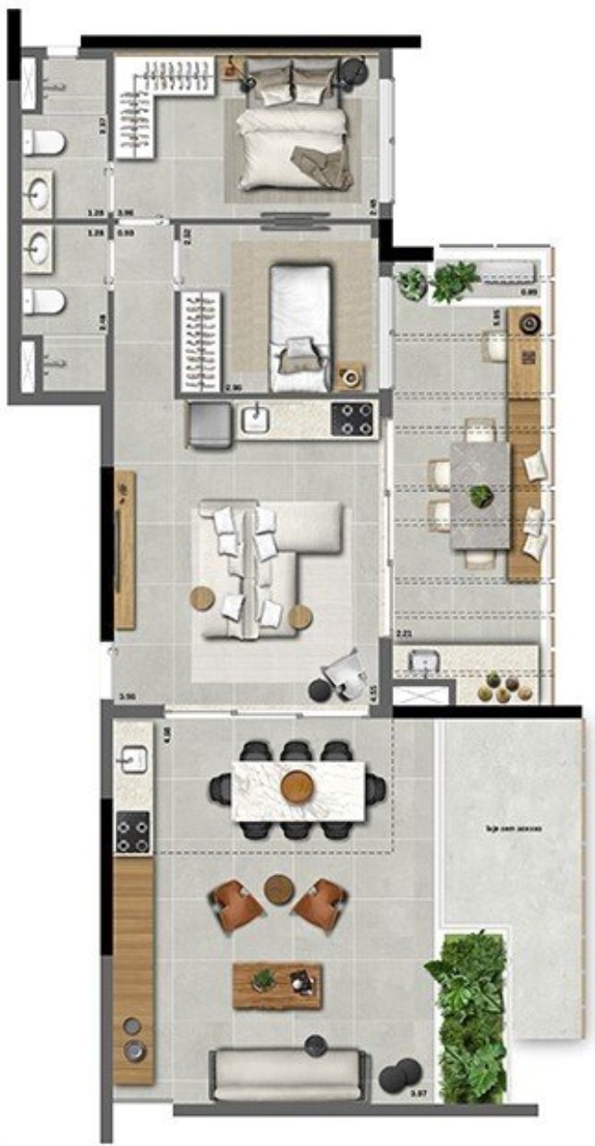 Cobertura, 1 quarto, 97 m² - Foto 31
