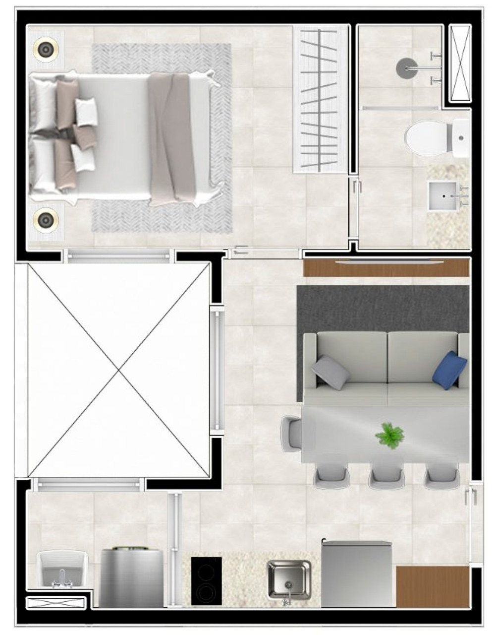Apartamento, 1 quarto, 25 m² - Foto 28