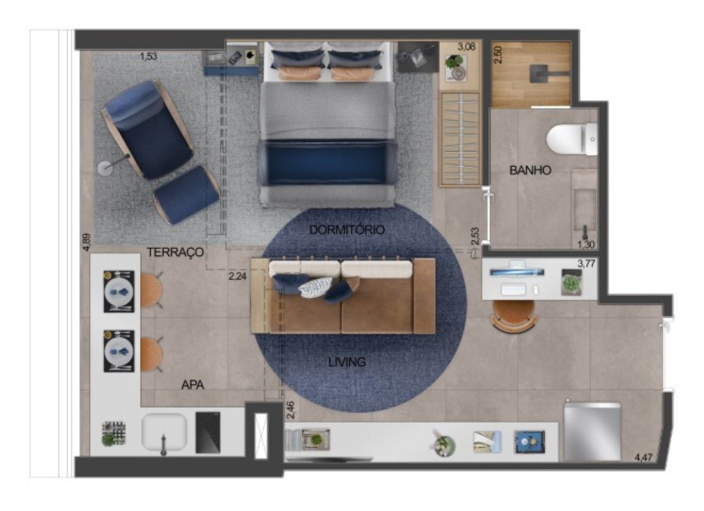 Apartamento à venda com 1 quarto, 23m² - Foto 21