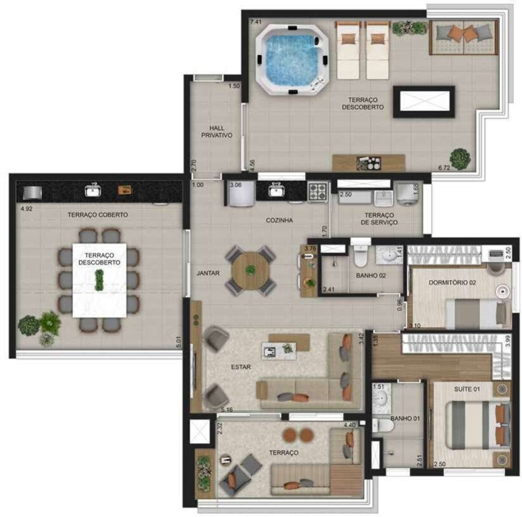 Apartamento à venda com 3 quartos, 87m² - Foto 25