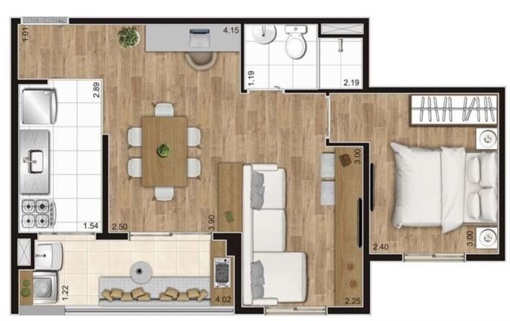 Apartamento à venda com 2 quartos, 45m² - Foto 17