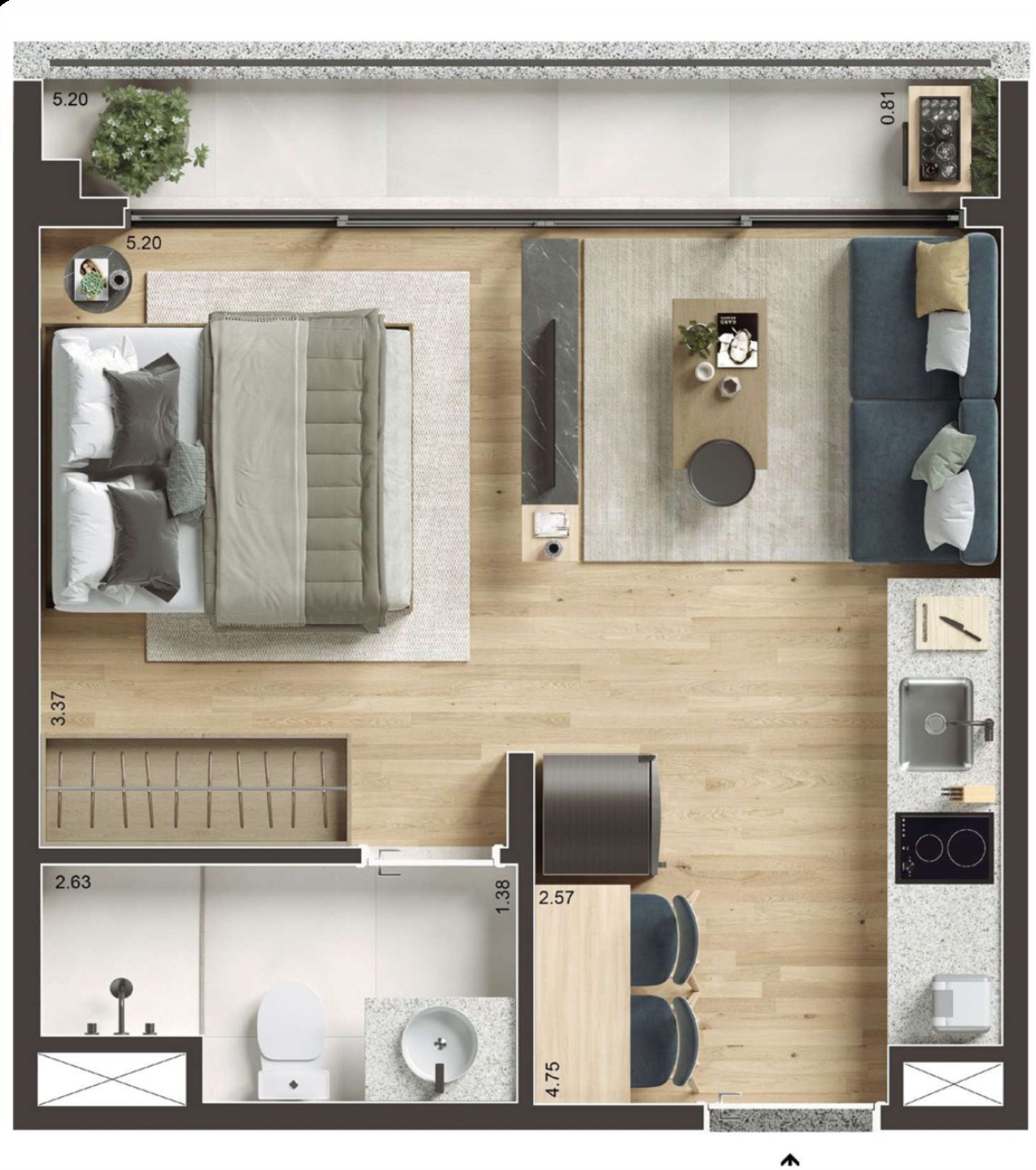 Apartamento, 2 quartos, 39 m² - Foto 22