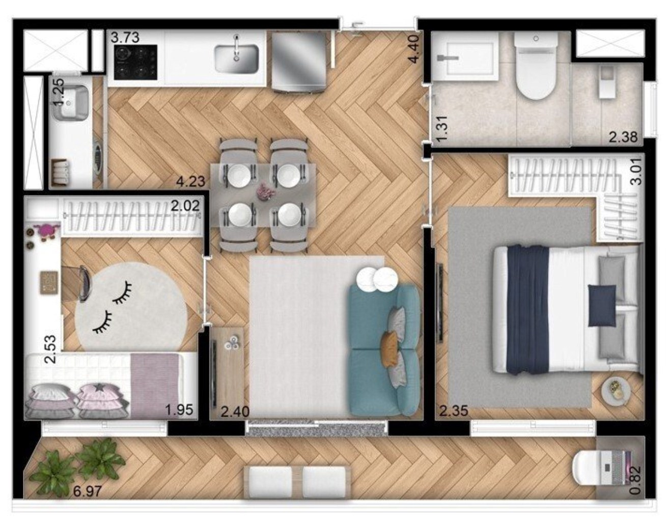 Apartamento à venda com 2 quartos, 40m² - Foto 23