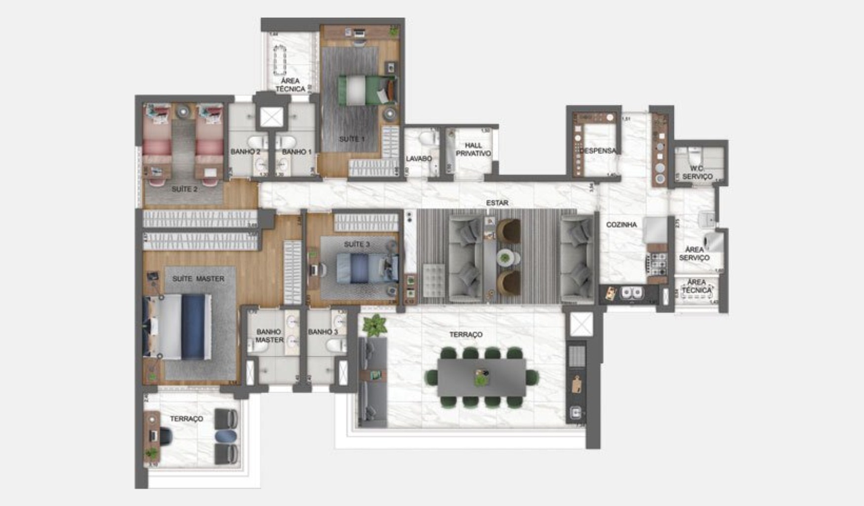Apartamento, 4 quartos, 199 m² - Foto 48