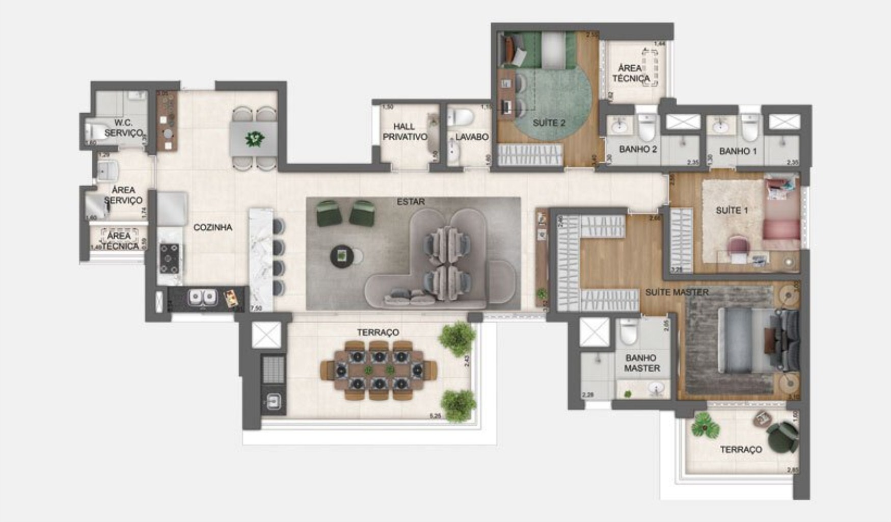 Apartamento, 4 quartos, 199 m² - Foto 47