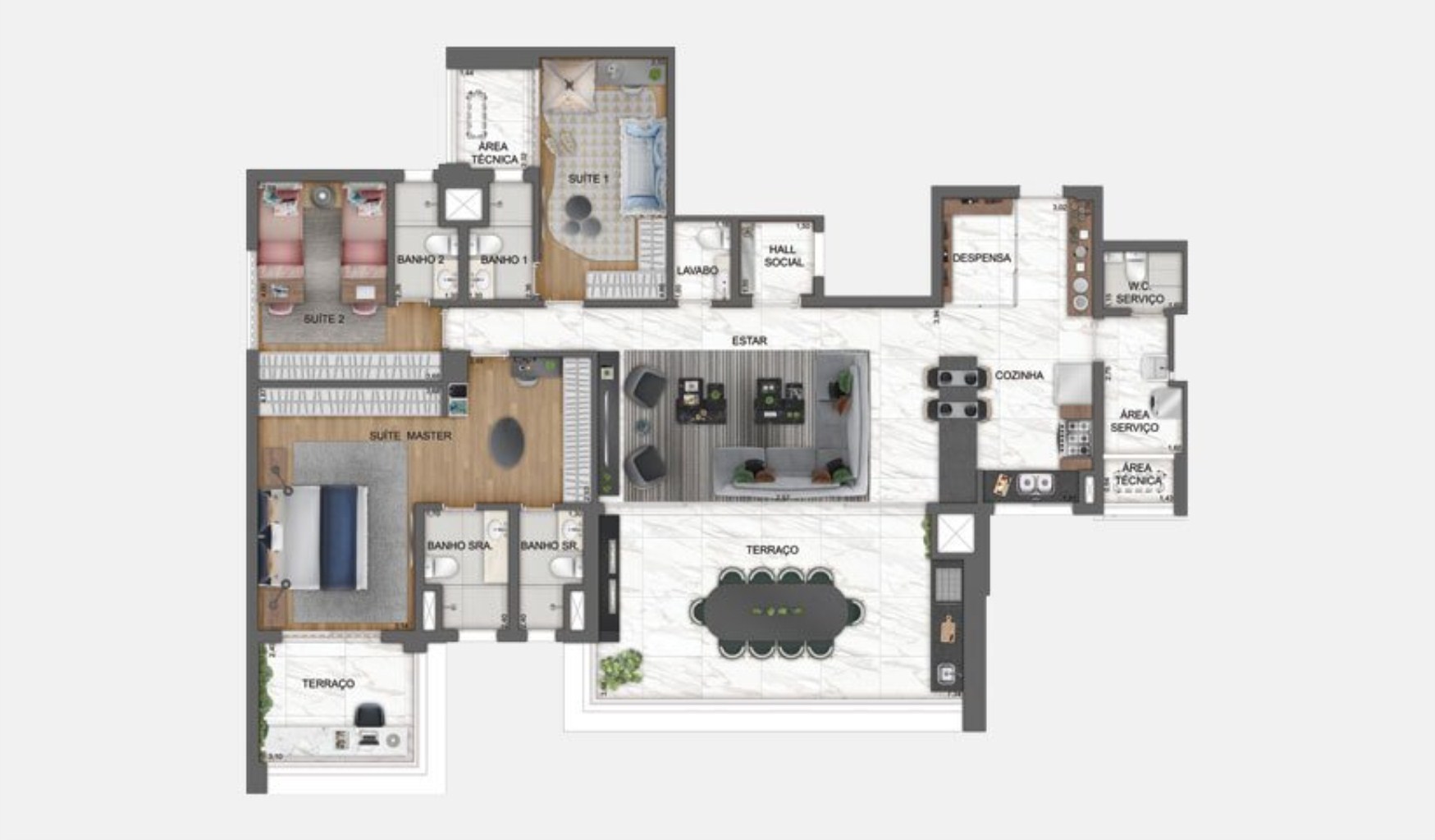Apartamento, 4 quartos, 199 m² - Foto 49