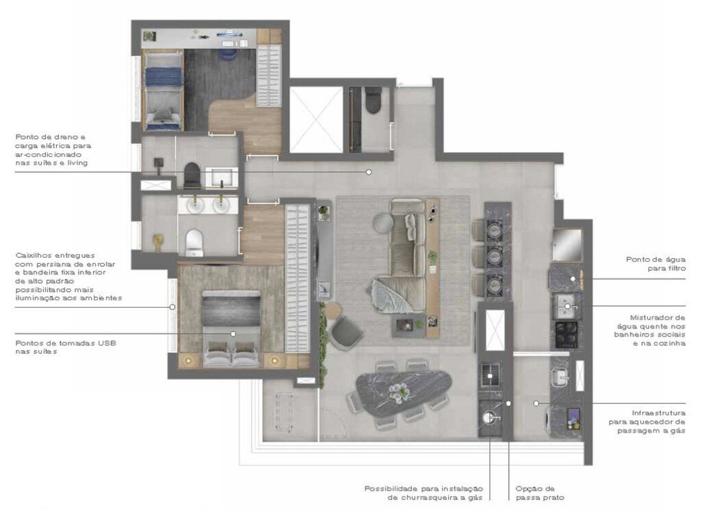 Apartamento à venda com 3 quartos, 148m² - Foto 24