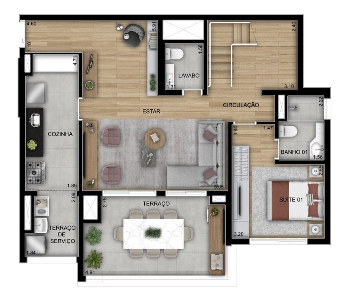 Apartamento à venda com 3 quartos, 84m² - Foto 30