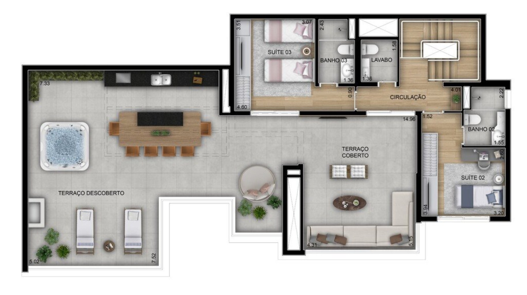 Cobertura à venda com 3 quartos, 228m² - Foto 31