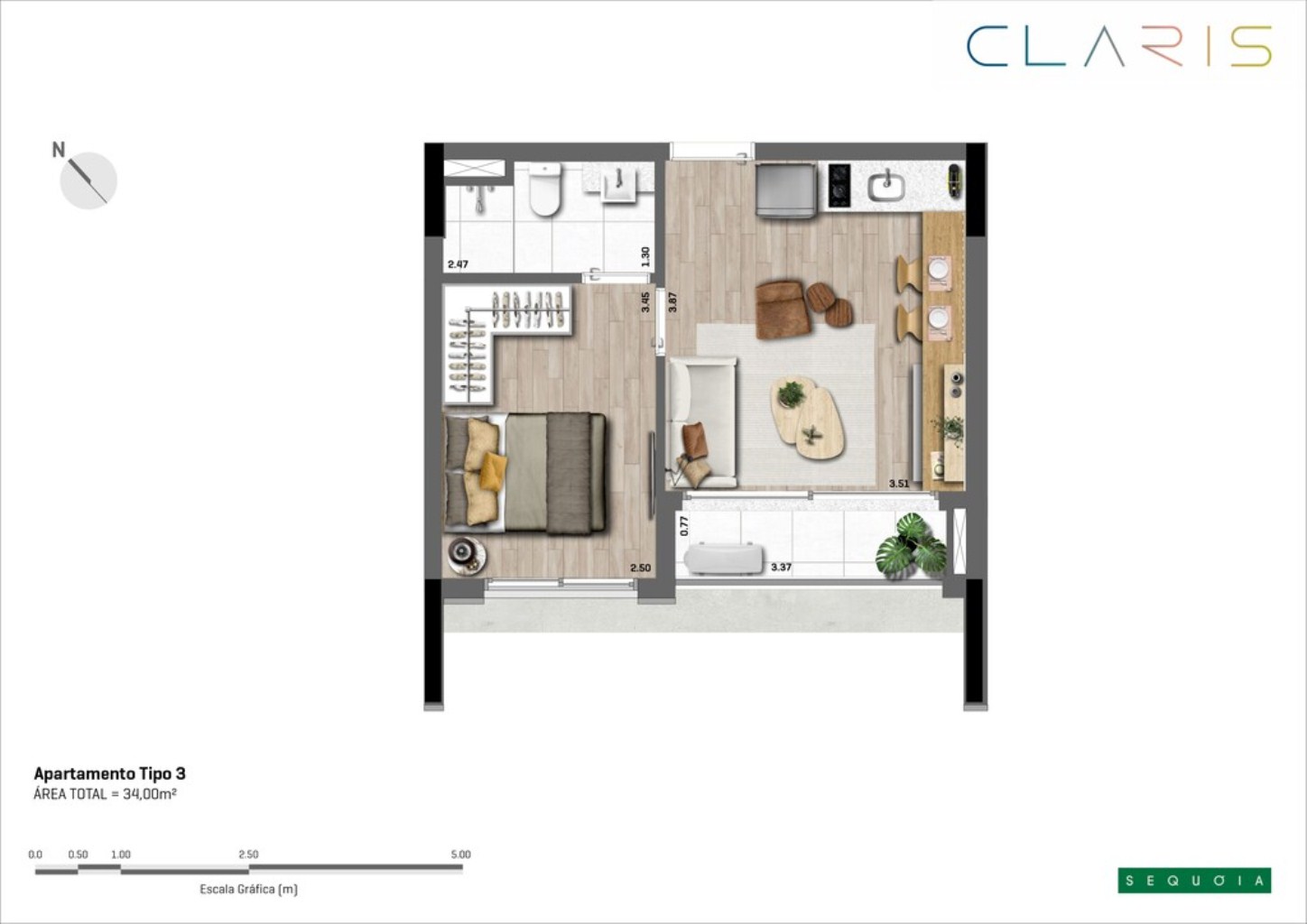 Apartamento, 1 quarto, 32 m² - Foto 26