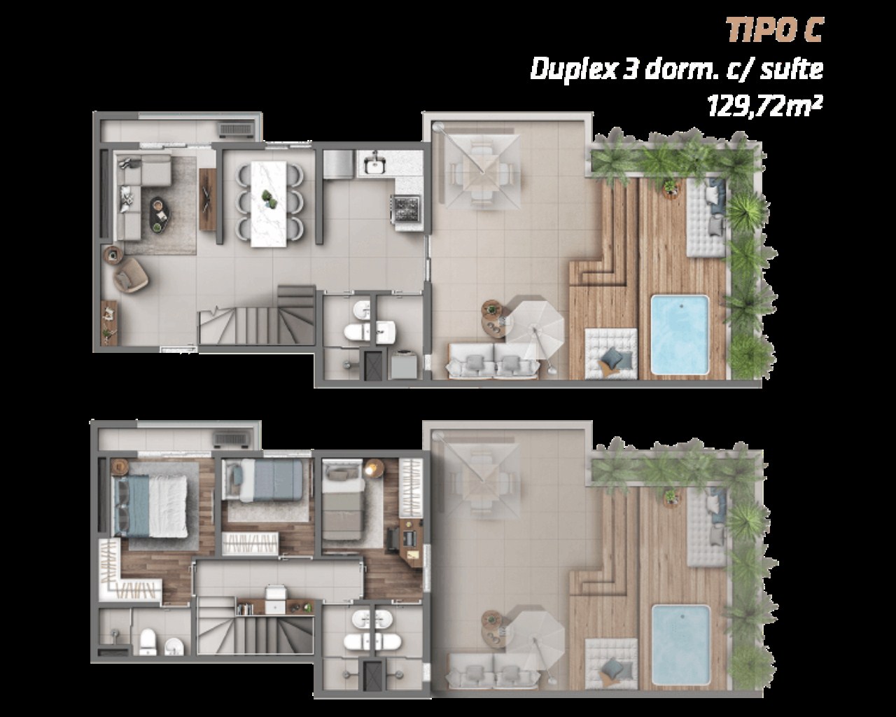 Apartamento à venda com 3 quartos, 129m² - Foto 32