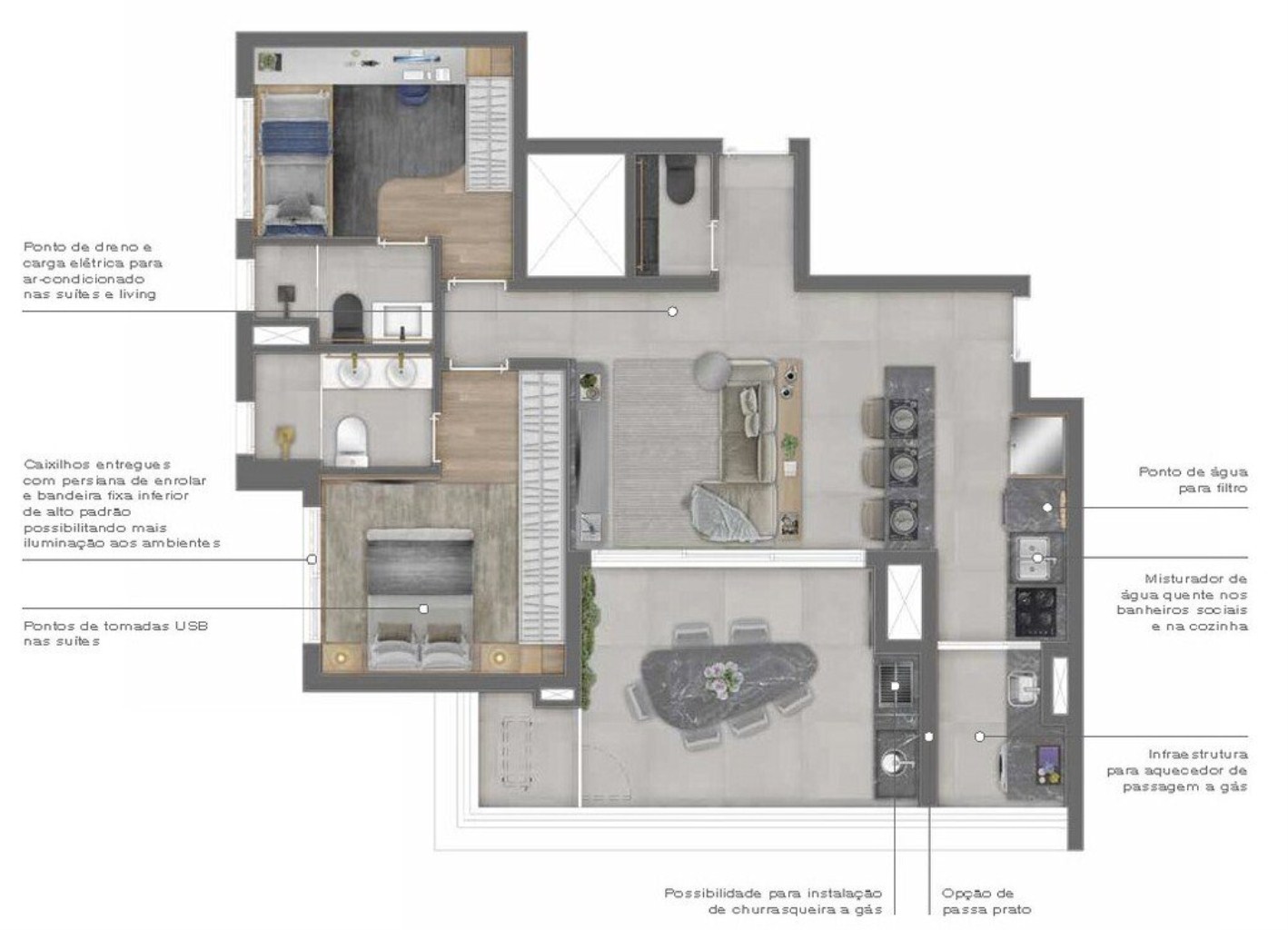 Apartamento à venda com 3 quartos, 148m² - Foto 23