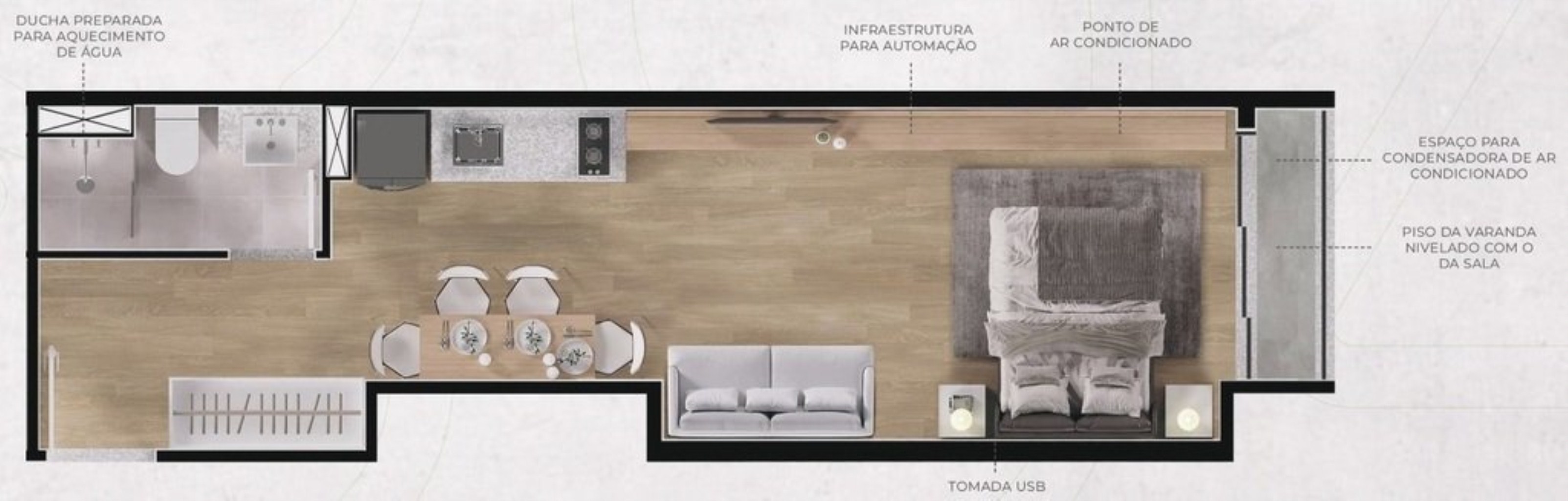 Apartamento à venda com 1 quarto, 37m² - Foto 41