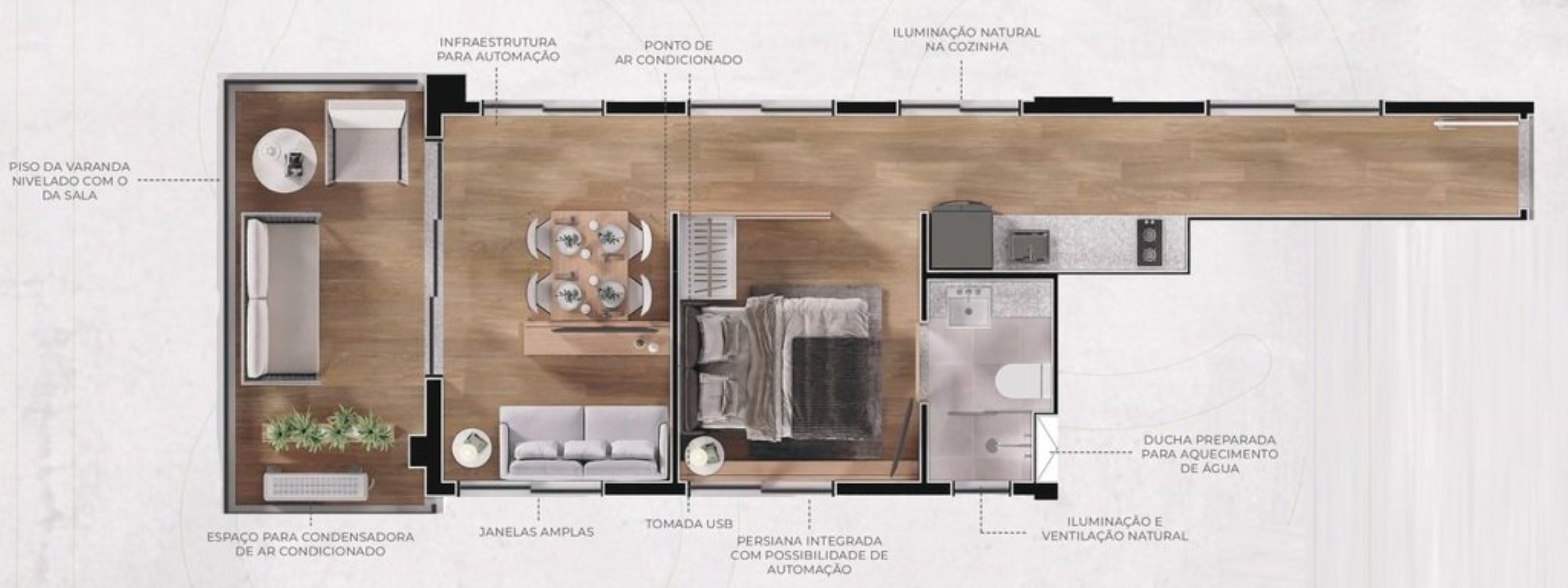 Apartamento à venda com 1 quarto, 37m² - Foto 51