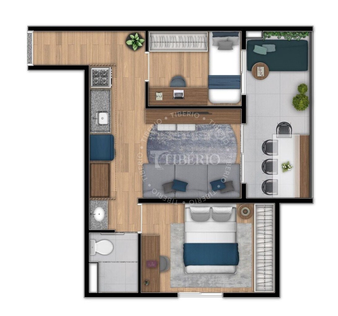 Apartamento à venda com 2 quartos, 43m² - Foto 5