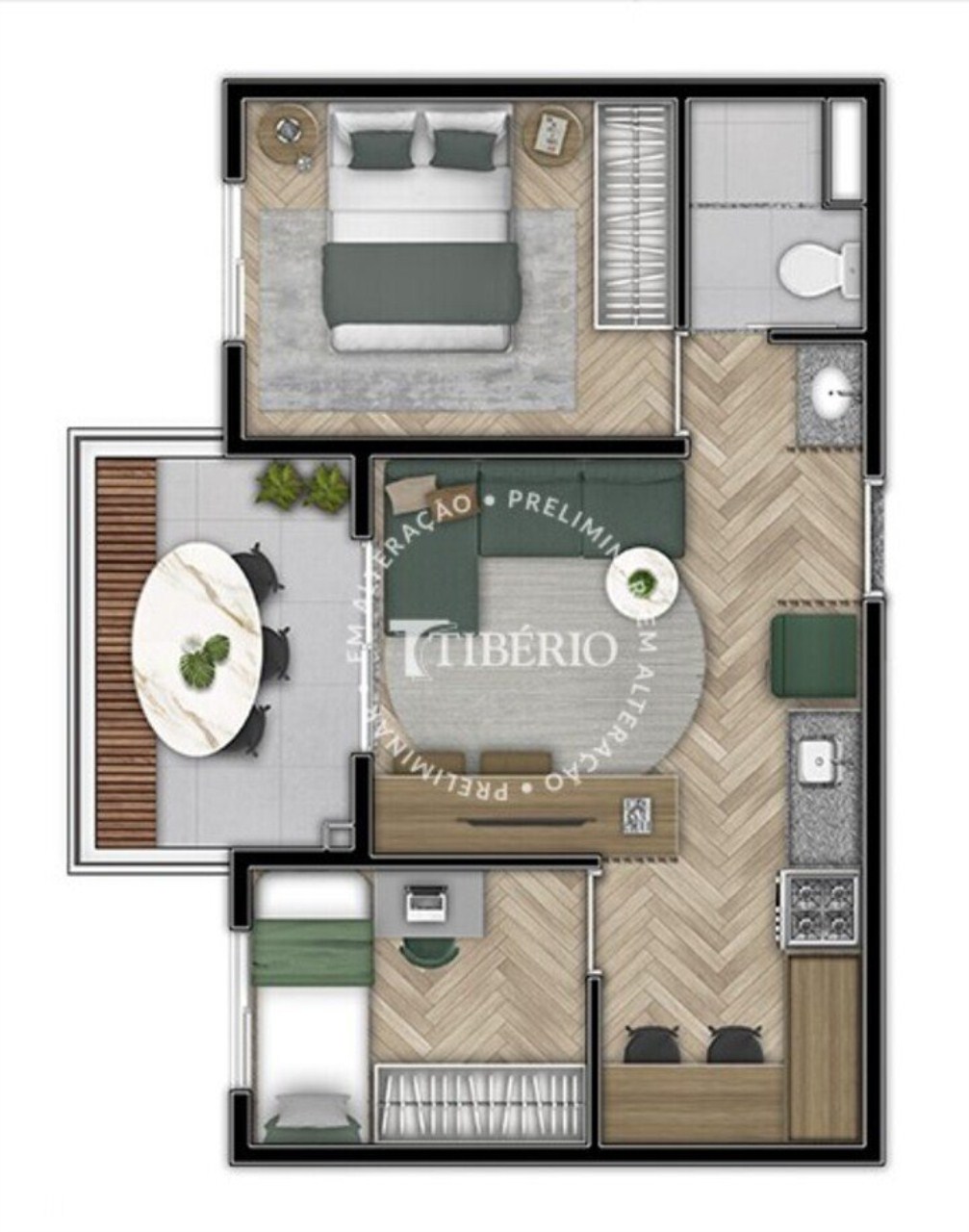 Apartamento, 1 quarto, 35 m² - Foto 28