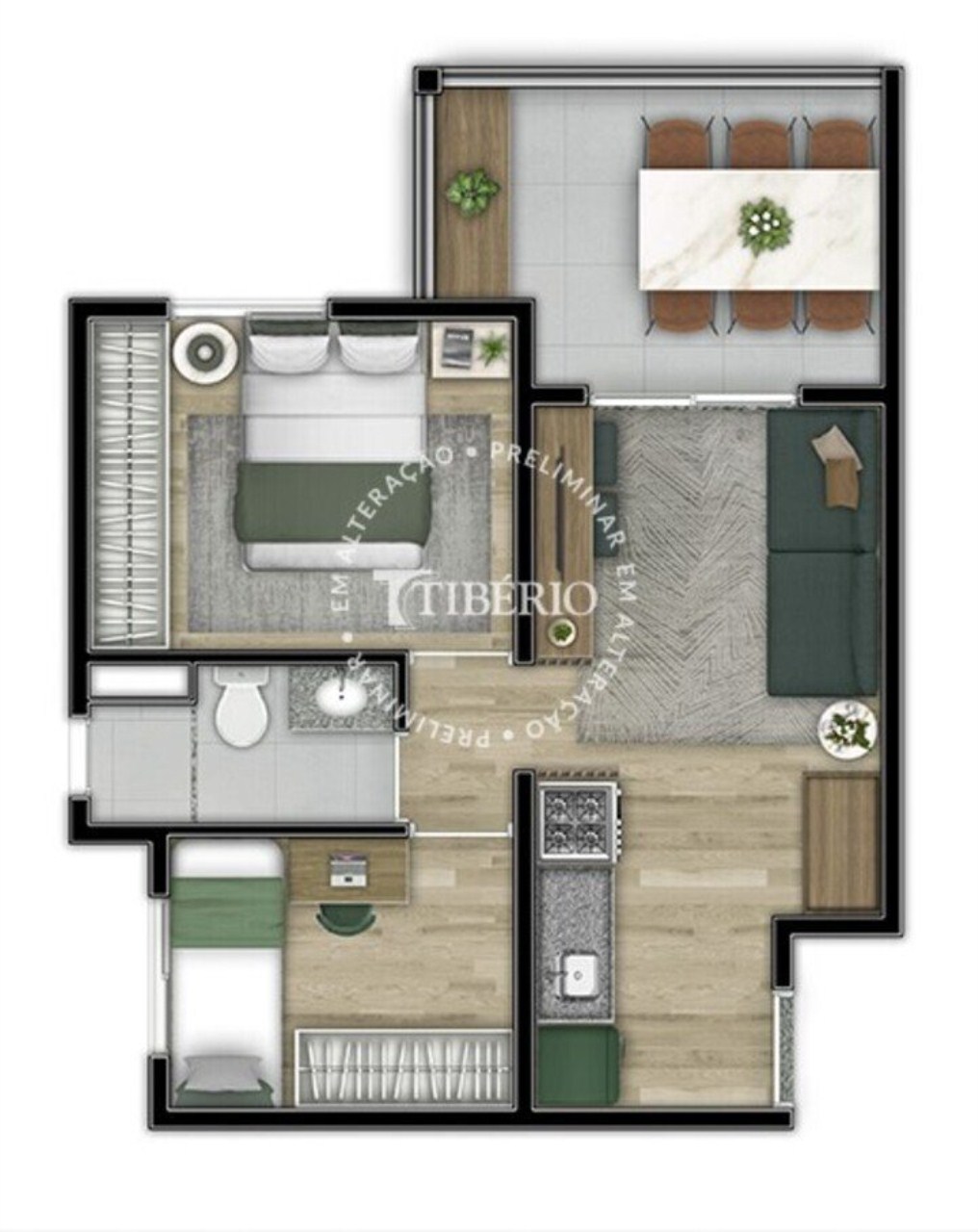 Apartamento à venda com 2 quartos, 39m² - Foto 29