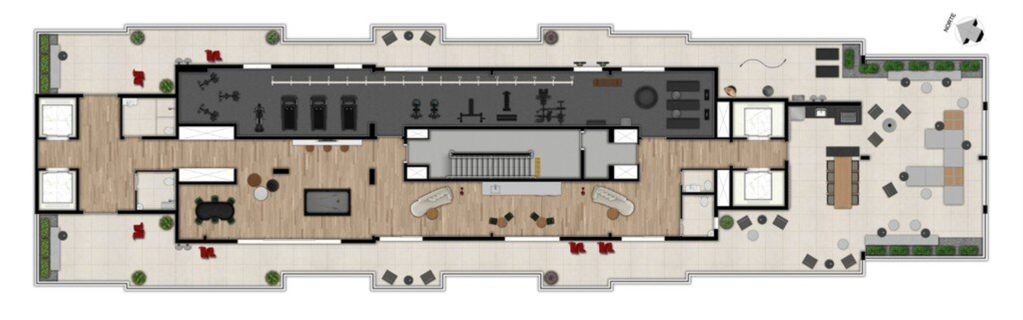 Apartamento à venda com 1 quarto, 46m² - Foto 7