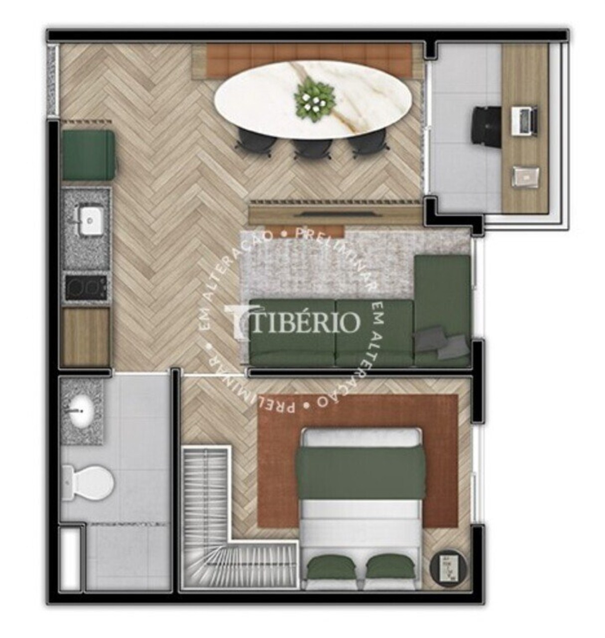 Apartamento, 1 quarto, 35 m² - Foto 26