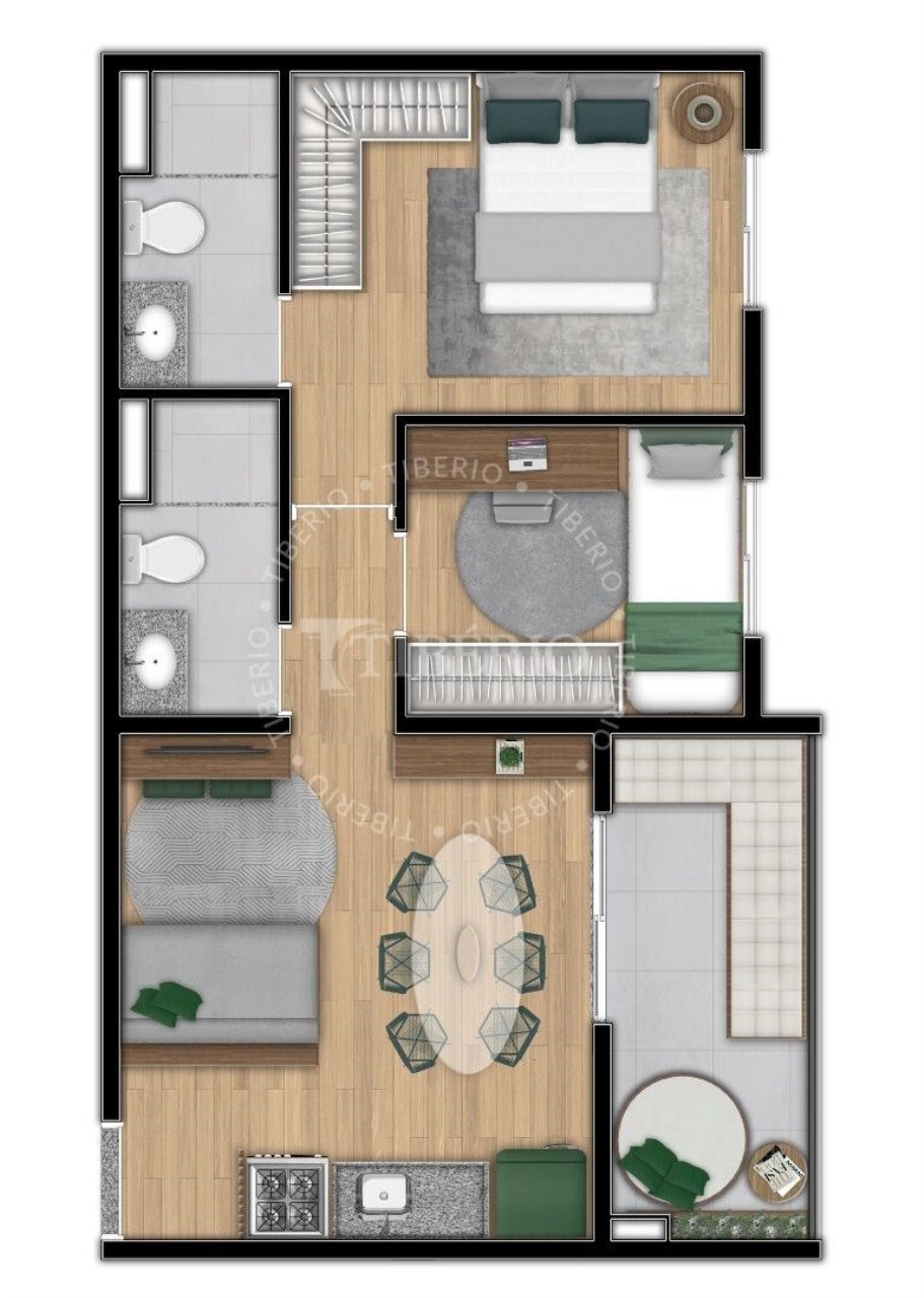 Apartamento à venda com 2 quartos, 47m² - Foto 7