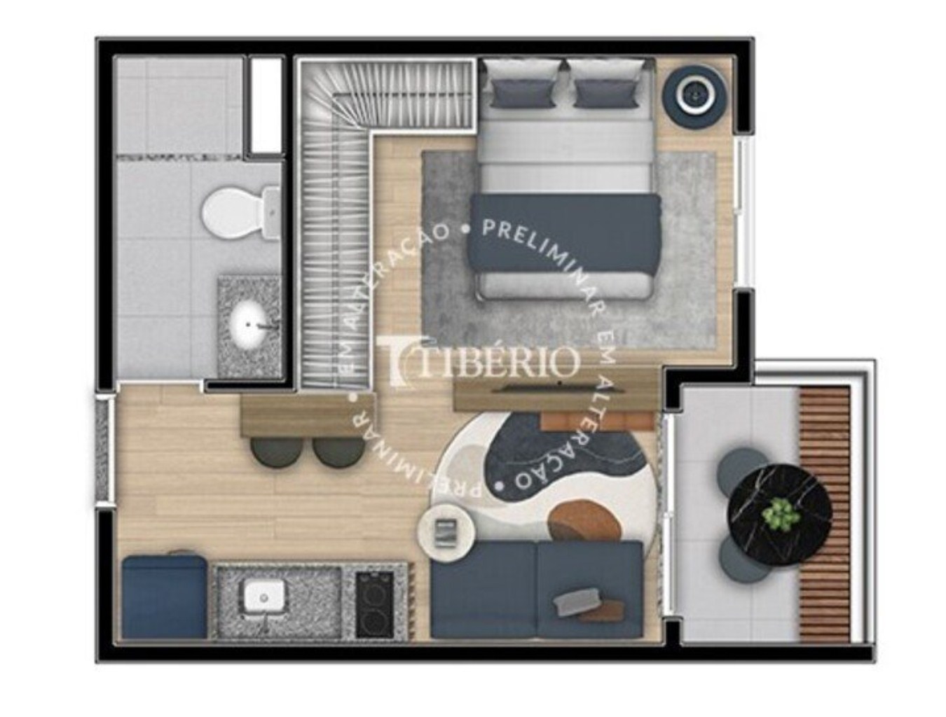 Apartamento à venda com 2 quartos, 39m² - Foto 8