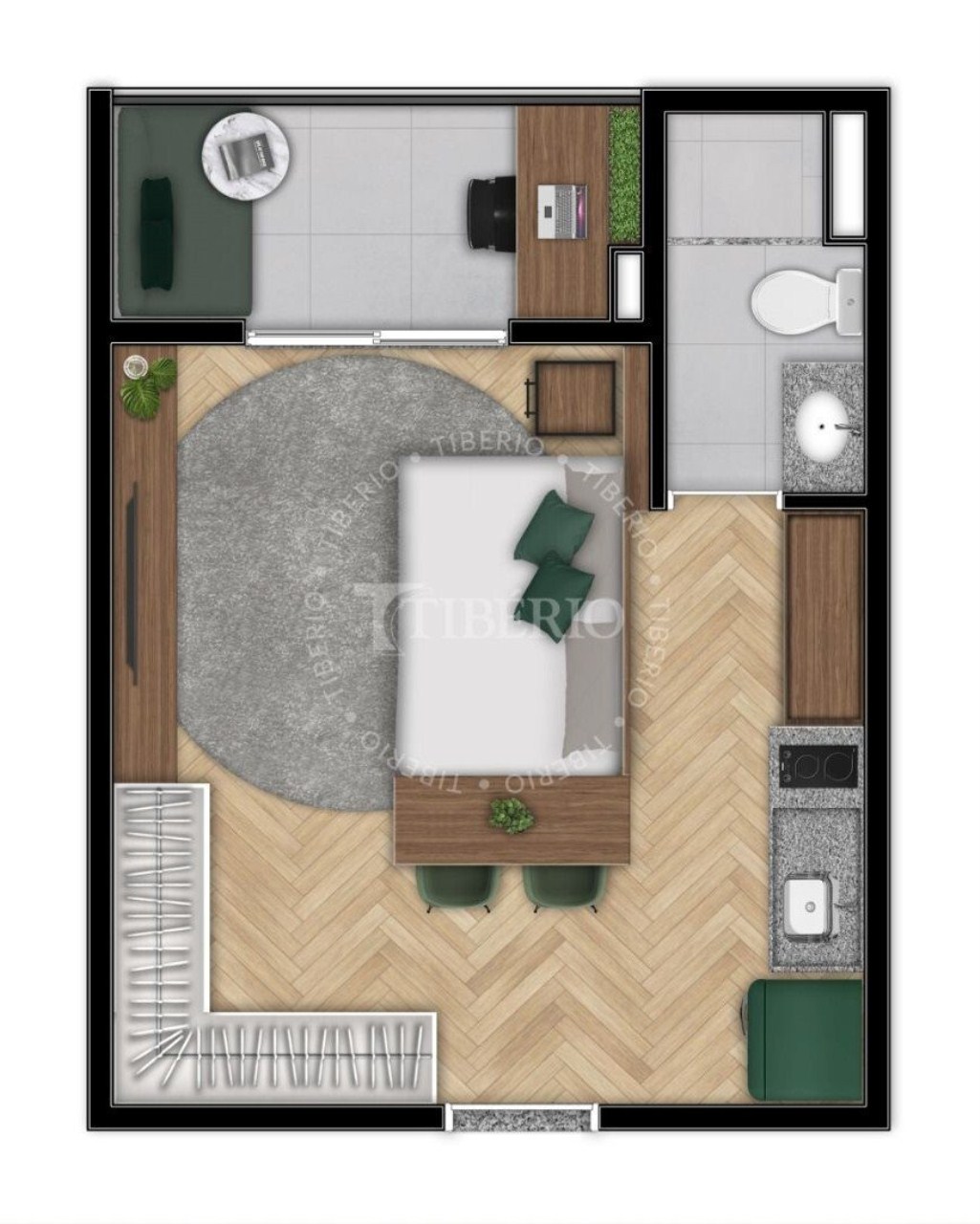 Apartamento à venda com 2 quartos, 47m² - Foto 3