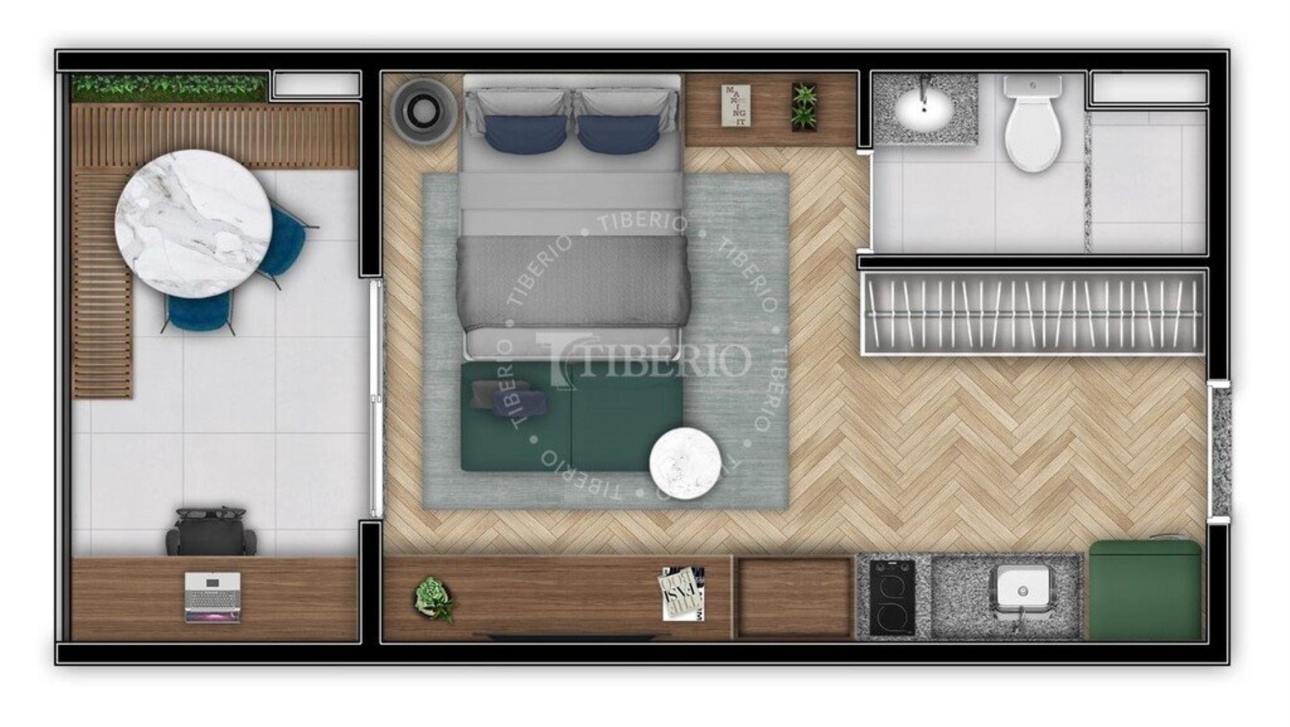 Apartamento à venda com 2 quartos, 47m² - Foto 4