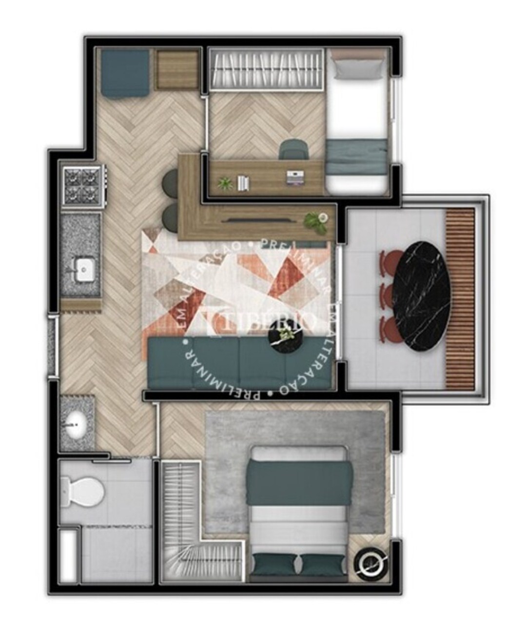 Apartamento, 1 quarto, 25 m² - Foto 27