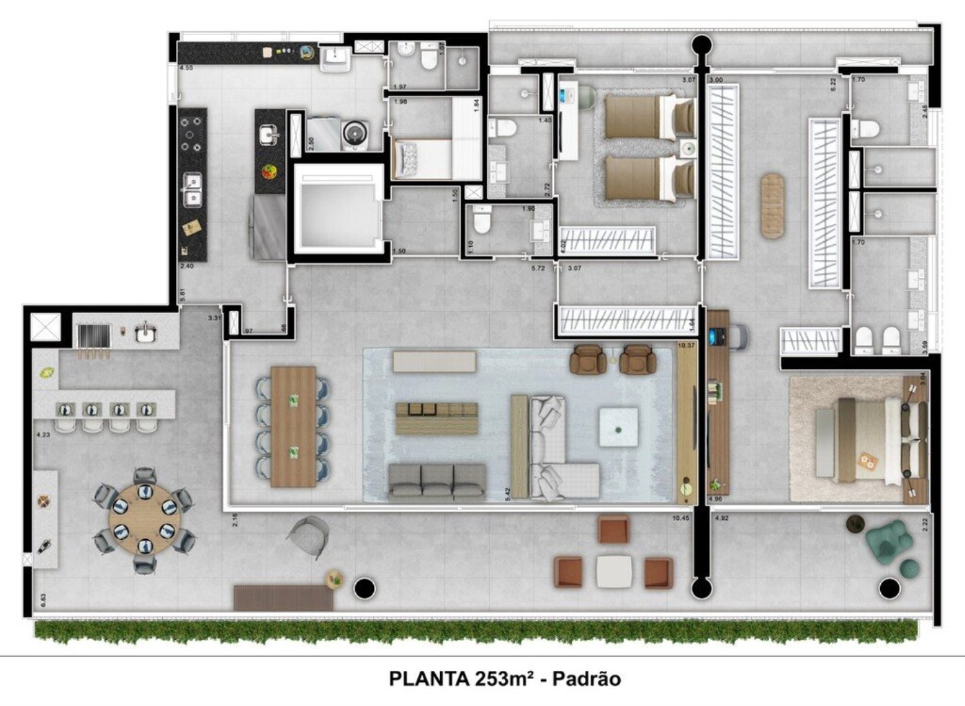 Apartamento à venda com 3 quartos, 252m² - Foto 22