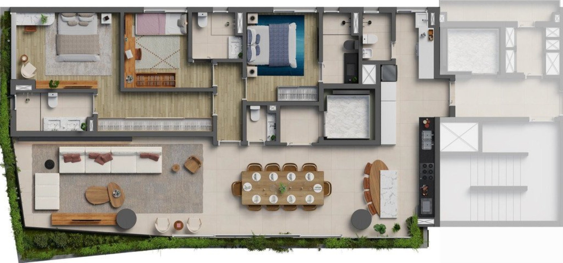 Cobertura à venda com 3 quartos, 272m² - Foto 3