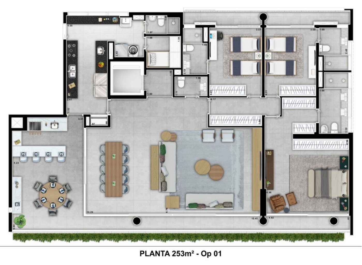 Apartamento à venda com 3 quartos, 252m² - Foto 26