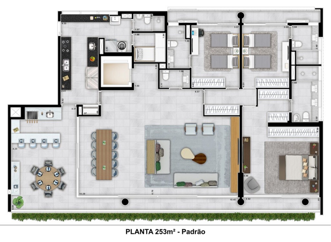 Apartamento à venda com 3 quartos, 252m² - Foto 23