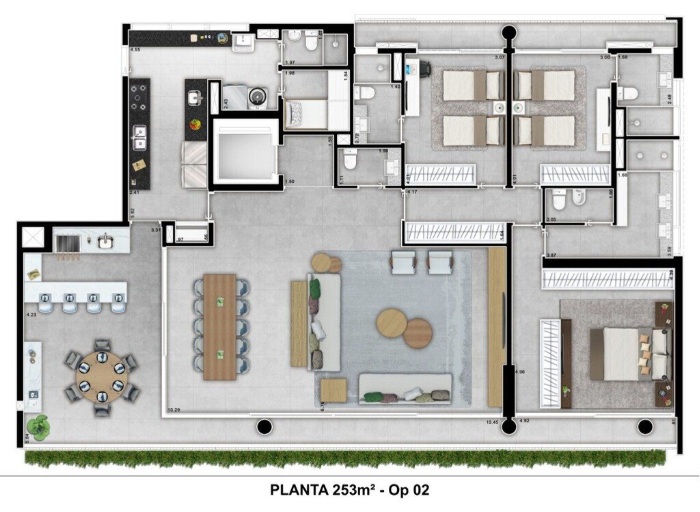 Apartamento à venda com 3 quartos, 252m² - Foto 27